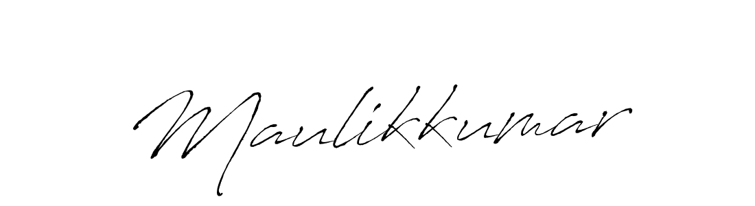 How to make Maulikkumar name signature. Use Antro_Vectra style for creating short signs online. This is the latest handwritten sign. Maulikkumar signature style 6 images and pictures png