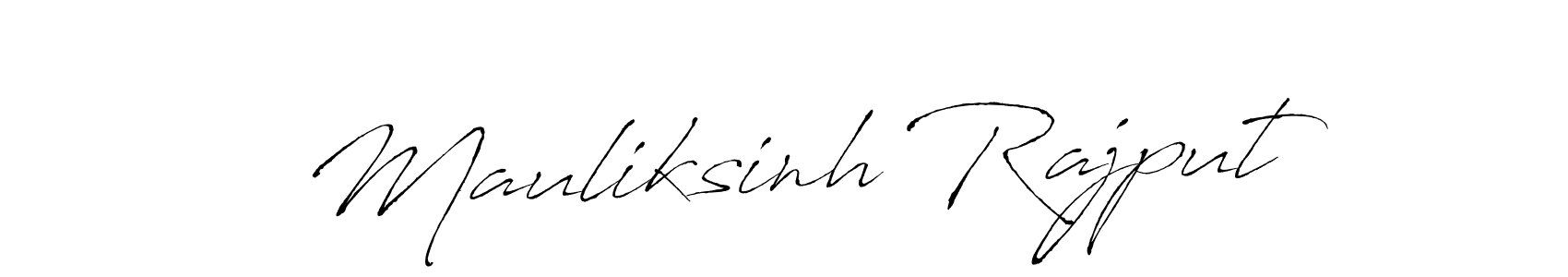 Use a signature maker to create a handwritten signature online. With this signature software, you can design (Antro_Vectra) your own signature for name Mauliksinh Rajput. Mauliksinh Rajput signature style 6 images and pictures png