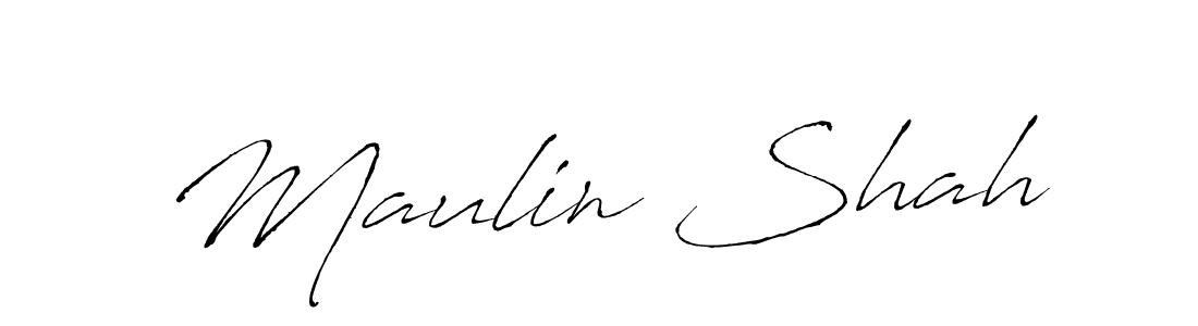 How to make Maulin Shah signature? Antro_Vectra is a professional autograph style. Create handwritten signature for Maulin Shah name. Maulin Shah signature style 6 images and pictures png