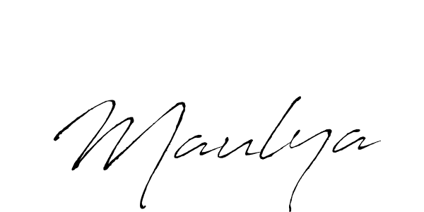 Make a beautiful signature design for name Maulya. Use this online signature maker to create a handwritten signature for free. Maulya signature style 6 images and pictures png