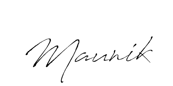 You should practise on your own different ways (Antro_Vectra) to write your name (Maunik) in signature. don't let someone else do it for you. Maunik signature style 6 images and pictures png