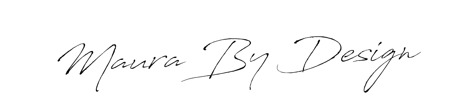 The best way (Antro_Vectra) to make a short signature is to pick only two or three words in your name. The name Maura By Design include a total of six letters. For converting this name. Maura By Design signature style 6 images and pictures png