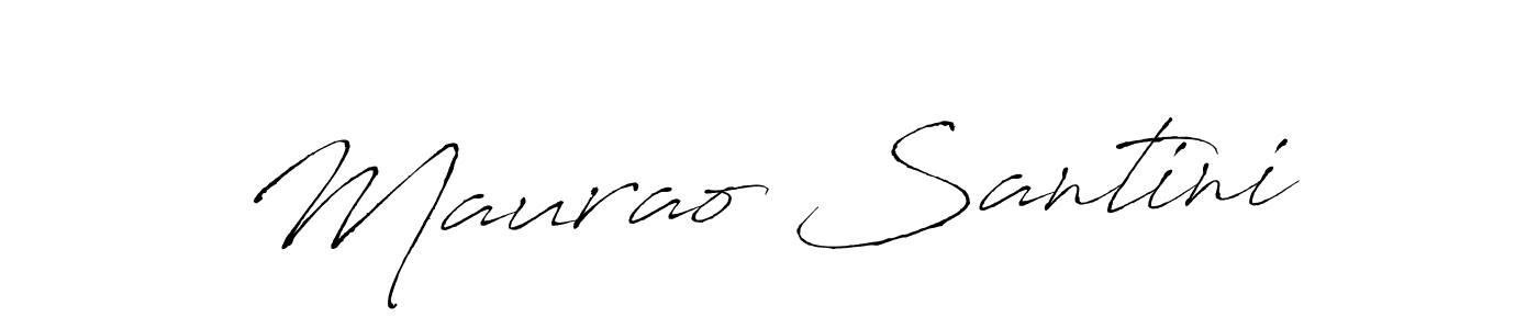 Also You can easily find your signature by using the search form. We will create Maurao Santini name handwritten signature images for you free of cost using Antro_Vectra sign style. Maurao Santini signature style 6 images and pictures png