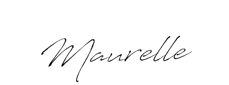 Create a beautiful signature design for name Maurelle. With this signature (Antro_Vectra) fonts, you can make a handwritten signature for free. Maurelle signature style 6 images and pictures png