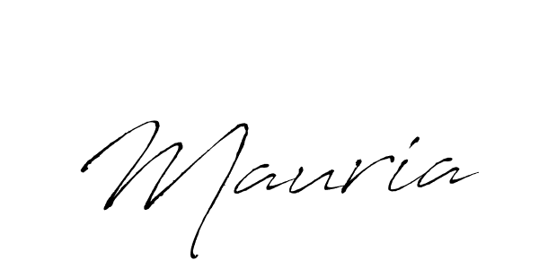 Design your own signature with our free online signature maker. With this signature software, you can create a handwritten (Antro_Vectra) signature for name Mauria. Mauria signature style 6 images and pictures png