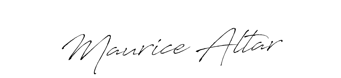 Antro_Vectra is a professional signature style that is perfect for those who want to add a touch of class to their signature. It is also a great choice for those who want to make their signature more unique. Get Maurice Altar name to fancy signature for free. Maurice Altar signature style 6 images and pictures png