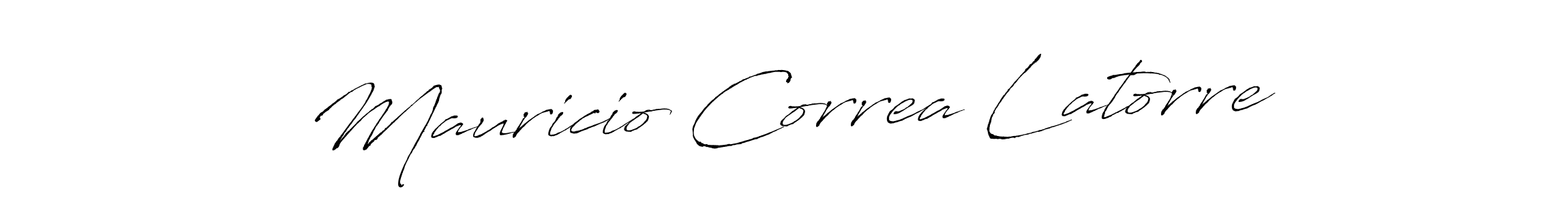 Antro_Vectra is a professional signature style that is perfect for those who want to add a touch of class to their signature. It is also a great choice for those who want to make their signature more unique. Get Mauricio Correa Latorre name to fancy signature for free. Mauricio Correa Latorre signature style 6 images and pictures png