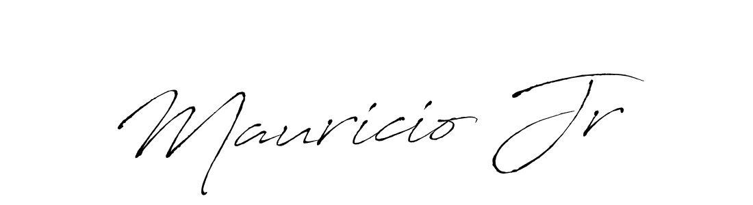 Make a beautiful signature design for name Mauricio Jr. With this signature (Antro_Vectra) style, you can create a handwritten signature for free. Mauricio Jr signature style 6 images and pictures png