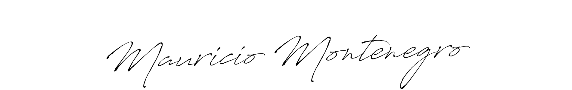 How to make Mauricio Montenegro signature? Antro_Vectra is a professional autograph style. Create handwritten signature for Mauricio Montenegro name. Mauricio Montenegro signature style 6 images and pictures png