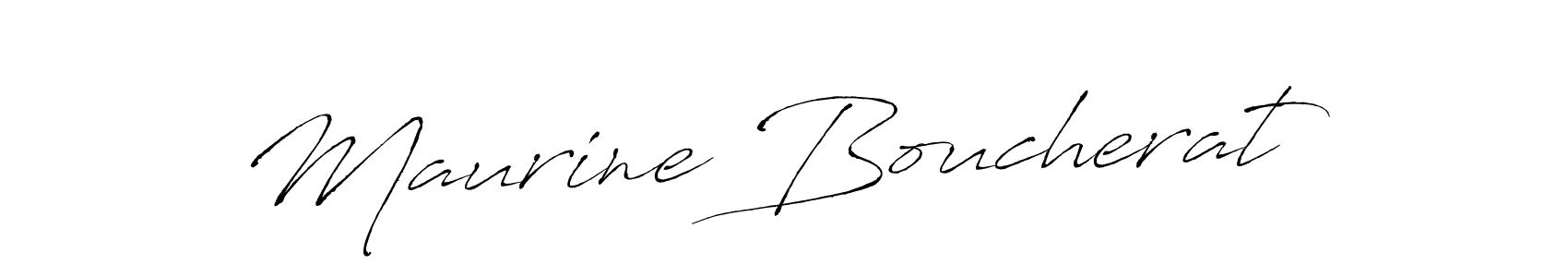 Also we have Maurine Boucherat name is the best signature style. Create professional handwritten signature collection using Antro_Vectra autograph style. Maurine Boucherat signature style 6 images and pictures png