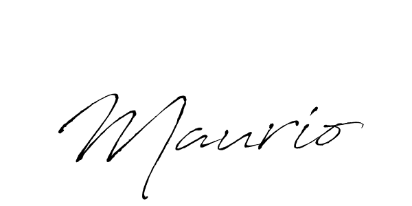 Use a signature maker to create a handwritten signature online. With this signature software, you can design (Antro_Vectra) your own signature for name Maurio. Maurio signature style 6 images and pictures png