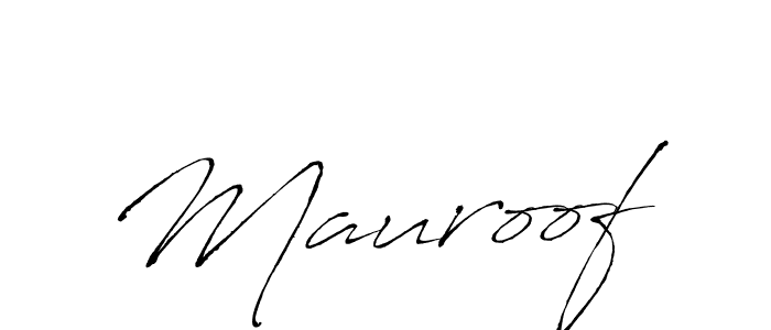 Antro_Vectra is a professional signature style that is perfect for those who want to add a touch of class to their signature. It is also a great choice for those who want to make their signature more unique. Get Mauroof name to fancy signature for free. Mauroof signature style 6 images and pictures png