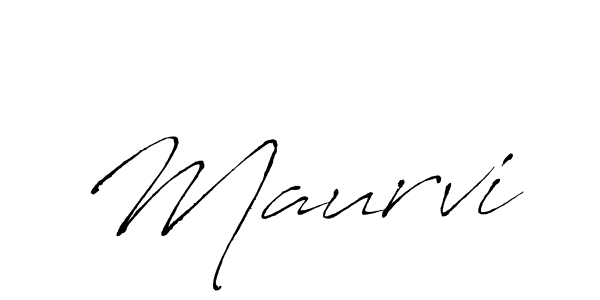 Use a signature maker to create a handwritten signature online. With this signature software, you can design (Antro_Vectra) your own signature for name Maurvi. Maurvi signature style 6 images and pictures png