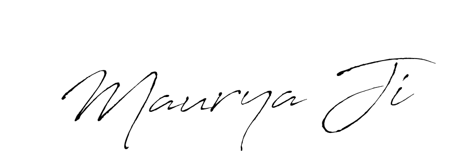 How to make Maurya Ji signature? Antro_Vectra is a professional autograph style. Create handwritten signature for Maurya Ji name. Maurya Ji signature style 6 images and pictures png