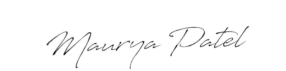 Once you've used our free online signature maker to create your best signature Antro_Vectra style, it's time to enjoy all of the benefits that Maurya Patel name signing documents. Maurya Patel signature style 6 images and pictures png