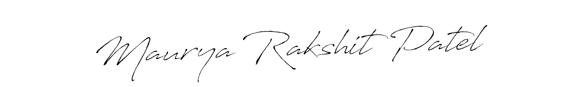 if you are searching for the best signature style for your name Maurya Rakshit Patel. so please give up your signature search. here we have designed multiple signature styles  using Antro_Vectra. Maurya Rakshit Patel signature style 6 images and pictures png