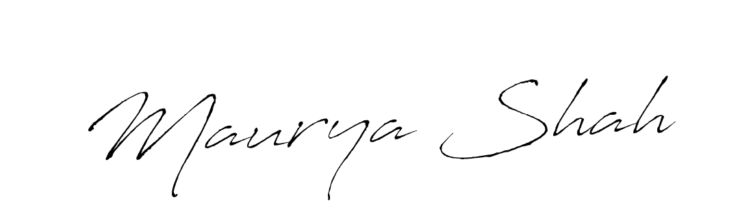 The best way (Antro_Vectra) to make a short signature is to pick only two or three words in your name. The name Maurya Shah include a total of six letters. For converting this name. Maurya Shah signature style 6 images and pictures png