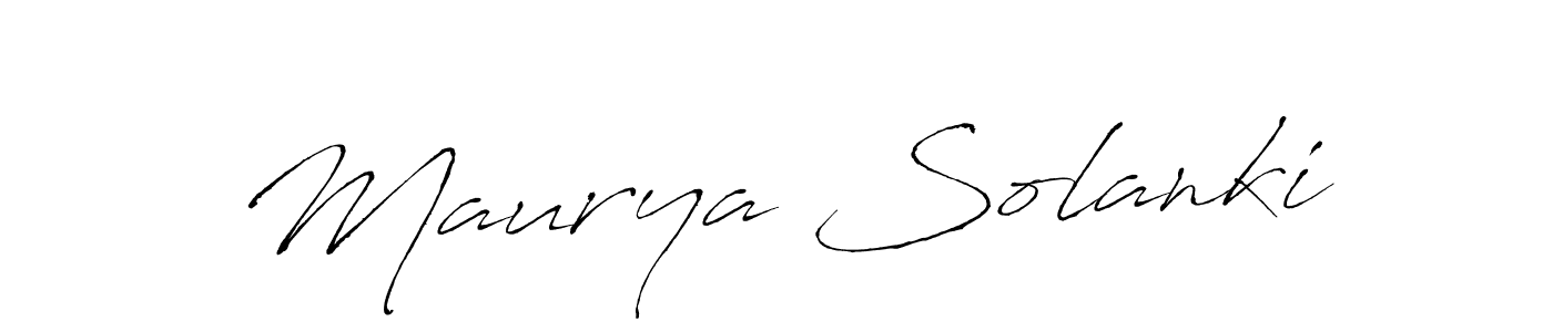 You should practise on your own different ways (Antro_Vectra) to write your name (Maurya Solanki) in signature. don't let someone else do it for you. Maurya Solanki signature style 6 images and pictures png