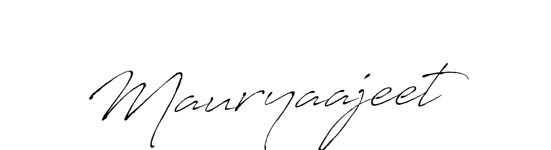 Antro_Vectra is a professional signature style that is perfect for those who want to add a touch of class to their signature. It is also a great choice for those who want to make their signature more unique. Get Mauryaajeet name to fancy signature for free. Mauryaajeet signature style 6 images and pictures png