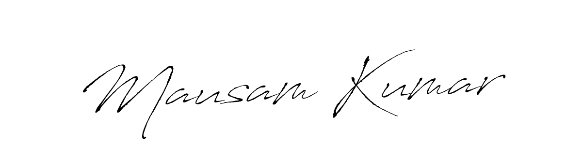 Use a signature maker to create a handwritten signature online. With this signature software, you can design (Antro_Vectra) your own signature for name Mausam Kumar. Mausam Kumar signature style 6 images and pictures png