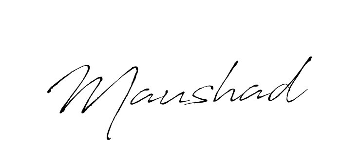 The best way (Antro_Vectra) to make a short signature is to pick only two or three words in your name. The name Maushad include a total of six letters. For converting this name. Maushad signature style 6 images and pictures png