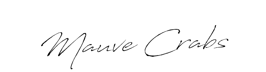 How to make Mauve Crabs signature? Antro_Vectra is a professional autograph style. Create handwritten signature for Mauve Crabs name. Mauve Crabs signature style 6 images and pictures png