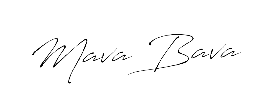 Mava Bava stylish signature style. Best Handwritten Sign (Antro_Vectra) for my name. Handwritten Signature Collection Ideas for my name Mava Bava. Mava Bava signature style 6 images and pictures png