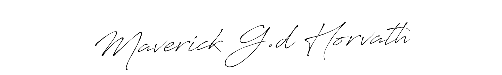 Make a beautiful signature design for name Maverick G.d Horvath. Use this online signature maker to create a handwritten signature for free. Maverick G.d Horvath signature style 6 images and pictures png