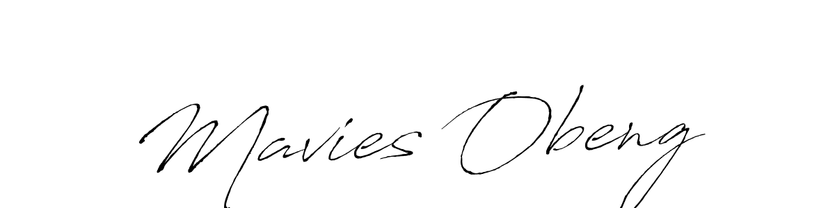 Mavies Obeng stylish signature style. Best Handwritten Sign (Antro_Vectra) for my name. Handwritten Signature Collection Ideas for my name Mavies Obeng. Mavies Obeng signature style 6 images and pictures png