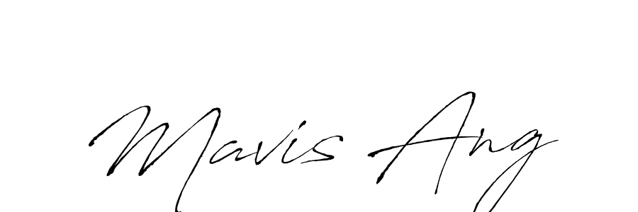 How to make Mavis Ang signature? Antro_Vectra is a professional autograph style. Create handwritten signature for Mavis Ang name. Mavis Ang signature style 6 images and pictures png