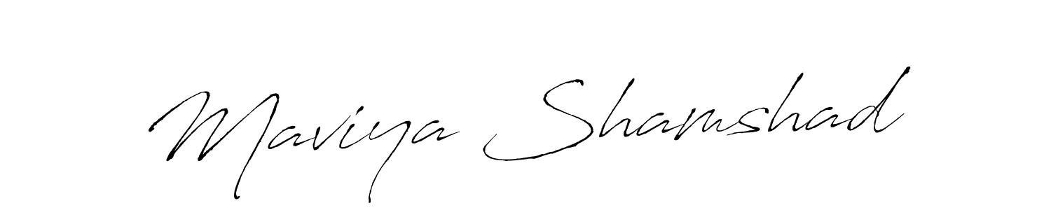 The best way (Antro_Vectra) to make a short signature is to pick only two or three words in your name. The name Maviya Shamshad include a total of six letters. For converting this name. Maviya Shamshad signature style 6 images and pictures png