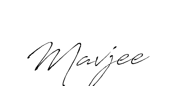 How to make Mavjee signature? Antro_Vectra is a professional autograph style. Create handwritten signature for Mavjee name. Mavjee signature style 6 images and pictures png