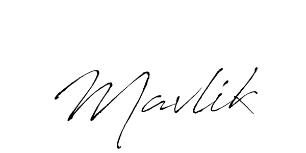 Create a beautiful signature design for name Mavlik. With this signature (Antro_Vectra) fonts, you can make a handwritten signature for free. Mavlik signature style 6 images and pictures png