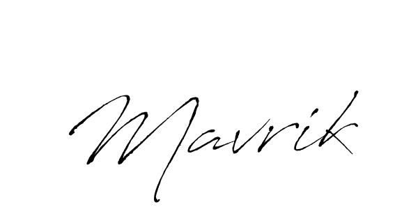 Also we have Mavrik name is the best signature style. Create professional handwritten signature collection using Antro_Vectra autograph style. Mavrik signature style 6 images and pictures png