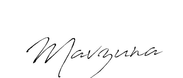 Use a signature maker to create a handwritten signature online. With this signature software, you can design (Antro_Vectra) your own signature for name Mavzuna. Mavzuna signature style 6 images and pictures png