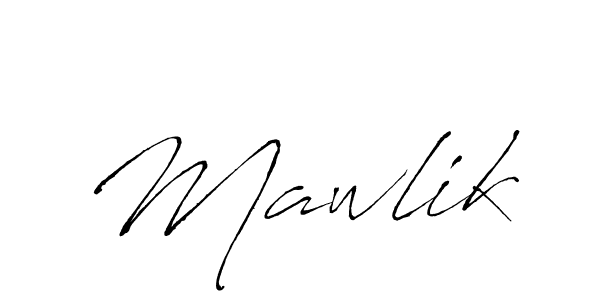 Design your own signature with our free online signature maker. With this signature software, you can create a handwritten (Antro_Vectra) signature for name Mawlik. Mawlik signature style 6 images and pictures png