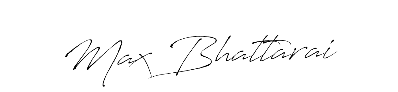 Max Bhattarai stylish signature style. Best Handwritten Sign (Antro_Vectra) for my name. Handwritten Signature Collection Ideas for my name Max Bhattarai. Max Bhattarai signature style 6 images and pictures png