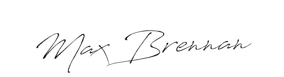 Max Brennan stylish signature style. Best Handwritten Sign (Antro_Vectra) for my name. Handwritten Signature Collection Ideas for my name Max Brennan. Max Brennan signature style 6 images and pictures png