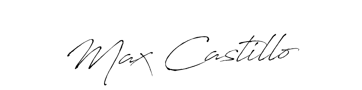How to make Max Castillo name signature. Use Antro_Vectra style for creating short signs online. This is the latest handwritten sign. Max Castillo signature style 6 images and pictures png