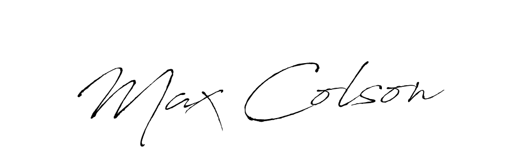 Also You can easily find your signature by using the search form. We will create Max Colson name handwritten signature images for you free of cost using Antro_Vectra sign style. Max Colson signature style 6 images and pictures png