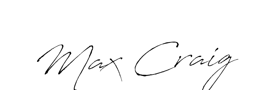 Create a beautiful signature design for name Max Craig. With this signature (Antro_Vectra) fonts, you can make a handwritten signature for free. Max Craig signature style 6 images and pictures png