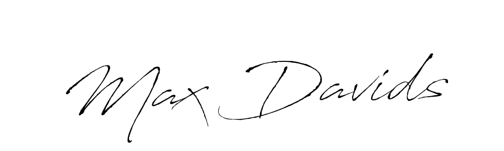 You should practise on your own different ways (Antro_Vectra) to write your name (Max Davids) in signature. don't let someone else do it for you. Max Davids signature style 6 images and pictures png