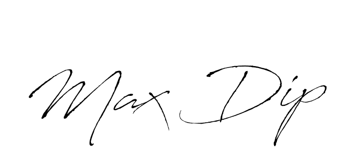 Make a beautiful signature design for name Max Dip. With this signature (Antro_Vectra) style, you can create a handwritten signature for free. Max Dip signature style 6 images and pictures png