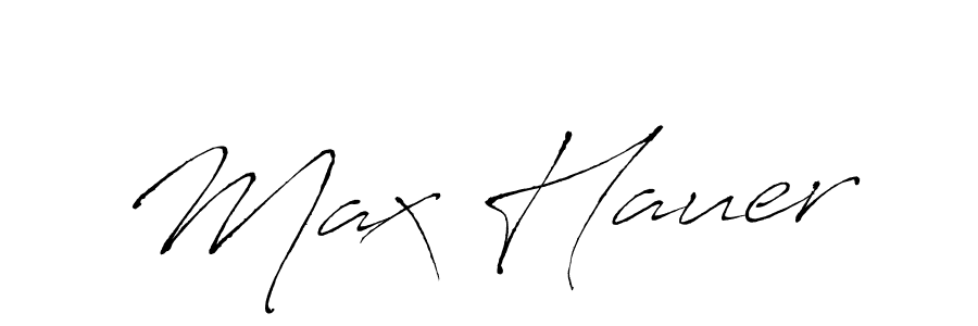 How to make Max Hauer name signature. Use Antro_Vectra style for creating short signs online. This is the latest handwritten sign. Max Hauer signature style 6 images and pictures png