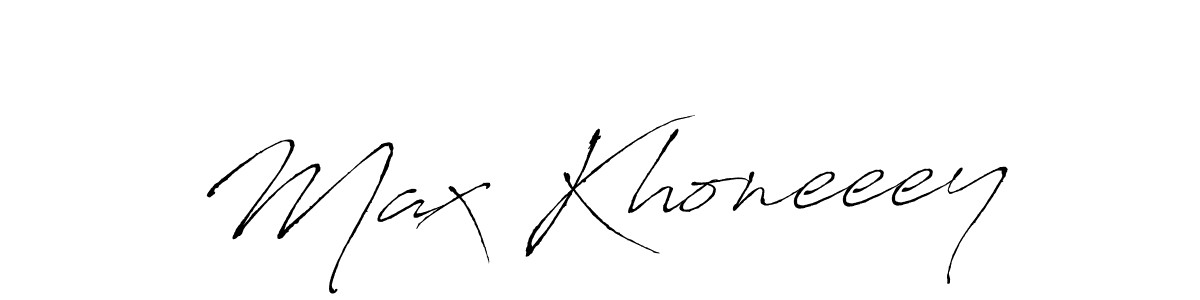 How to make Max Khoneeey name signature. Use Antro_Vectra style for creating short signs online. This is the latest handwritten sign. Max Khoneeey signature style 6 images and pictures png