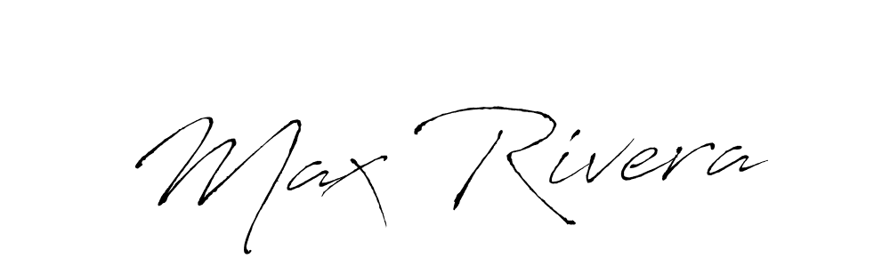 How to make Max Rivera signature? Antro_Vectra is a professional autograph style. Create handwritten signature for Max Rivera name. Max Rivera signature style 6 images and pictures png