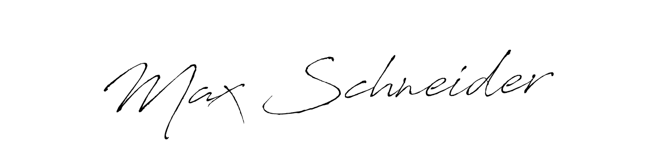 How to make Max Schneider signature? Antro_Vectra is a professional autograph style. Create handwritten signature for Max Schneider name. Max Schneider signature style 6 images and pictures png