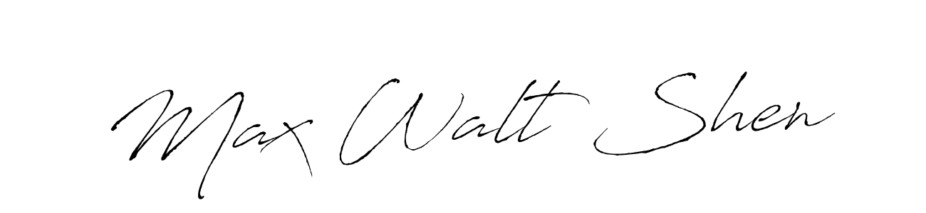 Also You can easily find your signature by using the search form. We will create Max Walt Shen name handwritten signature images for you free of cost using Antro_Vectra sign style. Max Walt Shen signature style 6 images and pictures png