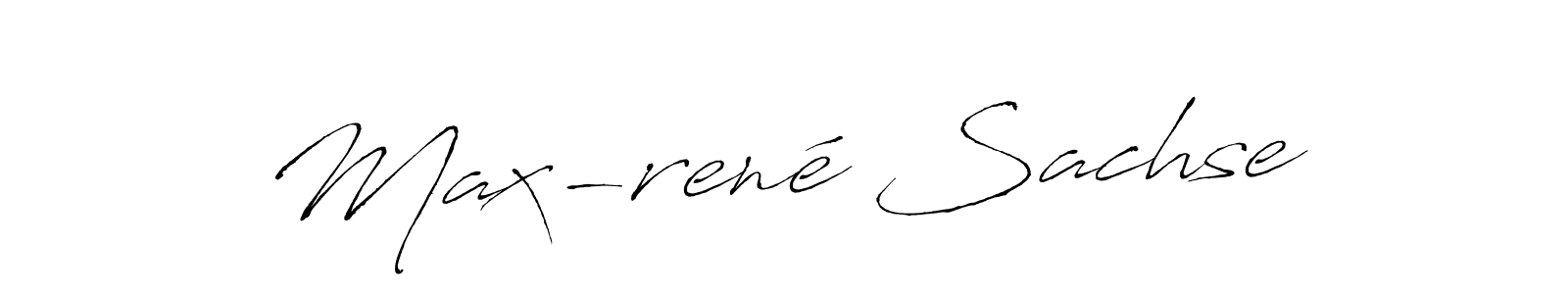 Also You can easily find your signature by using the search form. We will create Max-rené Sachse name handwritten signature images for you free of cost using Antro_Vectra sign style. Max-rené Sachse signature style 6 images and pictures png