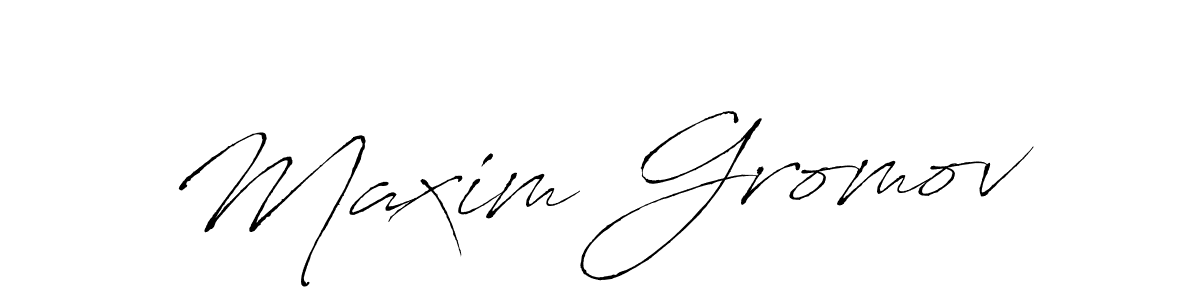 Use a signature maker to create a handwritten signature online. With this signature software, you can design (Antro_Vectra) your own signature for name Maxim Gromov. Maxim Gromov signature style 6 images and pictures png